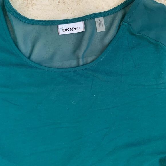 DKNYC | Blue Asymmetrical Long Sleeve Top - Picture 4 of 4